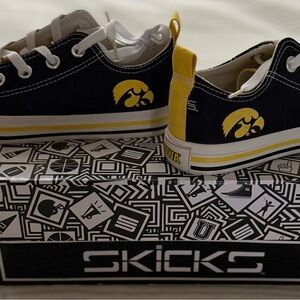 Black and Yellow Iowa Hawkeye Shoes